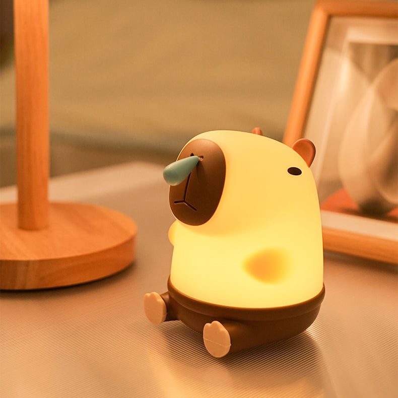 LED-Nachtlicht „Snotty Capybara“ – perfektes Geschenk für Kinder und Mädchen