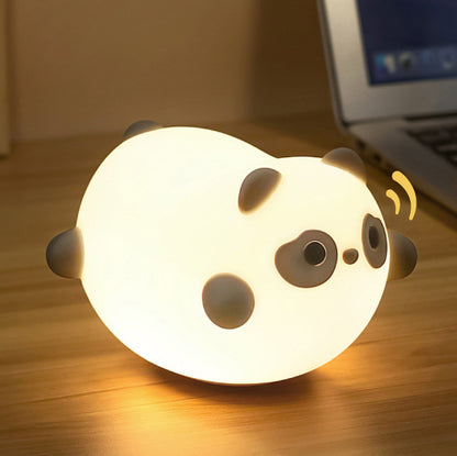 Squishy Silicone Wobble Panda LED Night Light - Perfect Gift for Kids and Girls