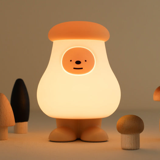 Veilleuse LED en silicone en forme de gros champignon - Cadeau idéal pour les enfants et les filles 