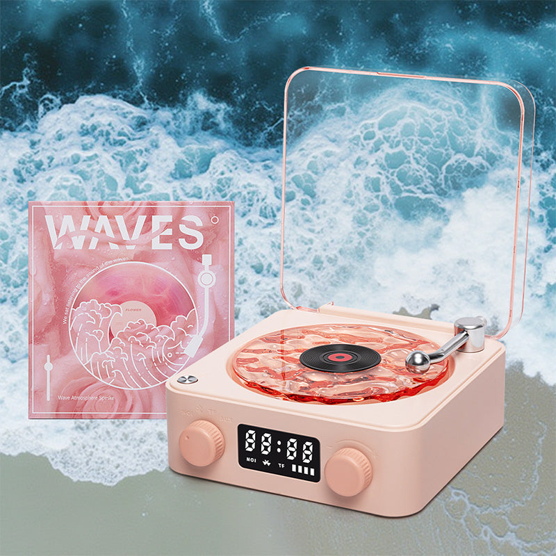 Waves Retro Bluetooth-Plattenspieler