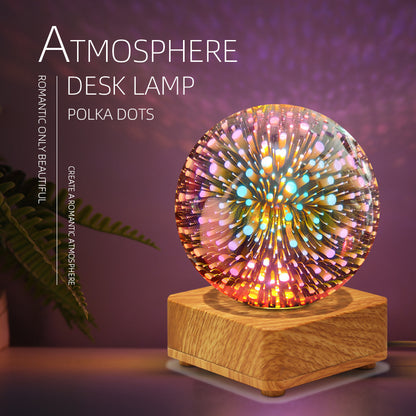 🎇Lampe d'ambiance de bureau en forme de sphère de feu d'artifice Meilleur cadeau anti-stress