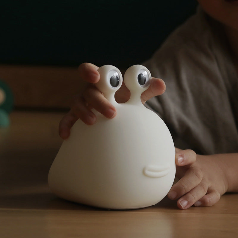 Squishy Silikon-Schnecke, LED-Nachtlicht – perfektes Geschenk für Kinder und Mädchen