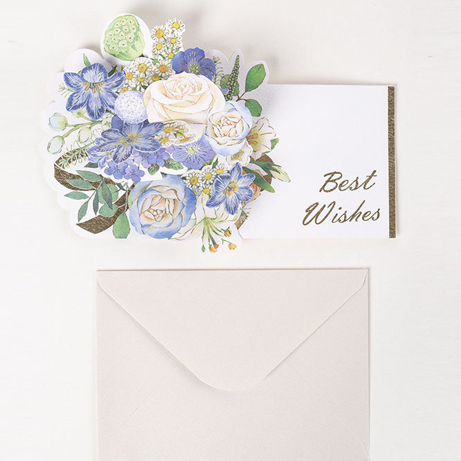 Gift Pop-up Greeting Card Flowers Birthday