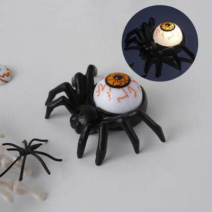 Electronic Candle Light Glowing Spider LED Night Light - Perfect Gift for Halloween