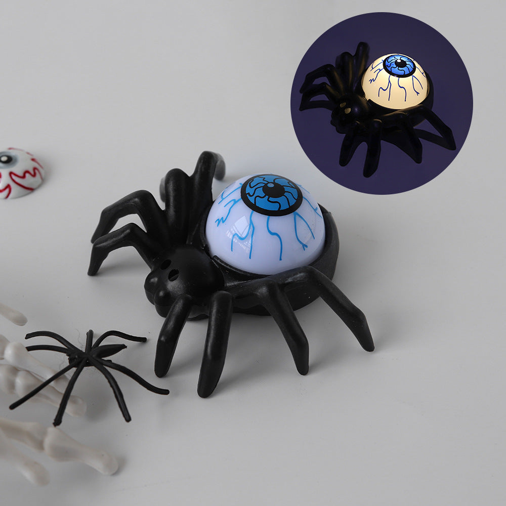 Electronic Candle Light Glowing Spider LED Night Light - Perfect Gift for Halloween