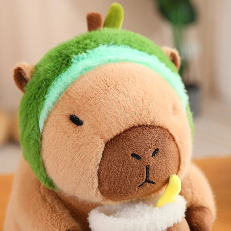 Cuteee Family Baby Kawaii Capybara Habillage Peluches | NOUVEAU 