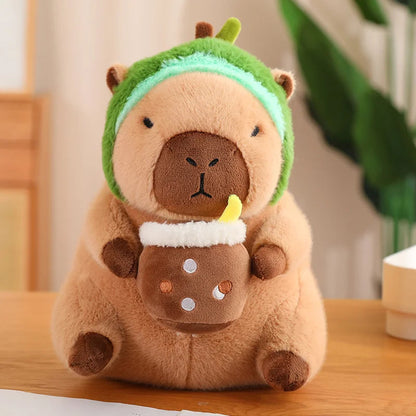 Cuteee Family Baby Kawaii Capybara Habillage Peluches | NOUVEAU 