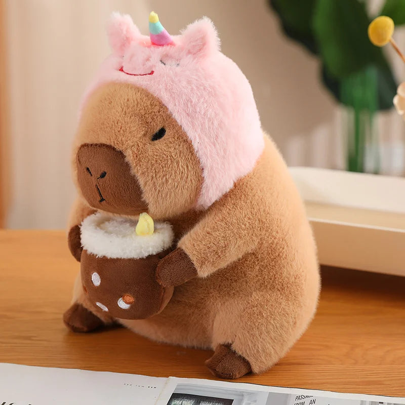 Cuteee Family Baby Kawaii Capybara Habillage Peluches | NOUVEAU 