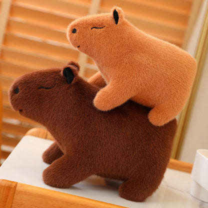 Fluffy Kawaii Capybara Plushie Animal en peluche Mignon Oreiller en peluche Squishy Toy | NOUVEAU