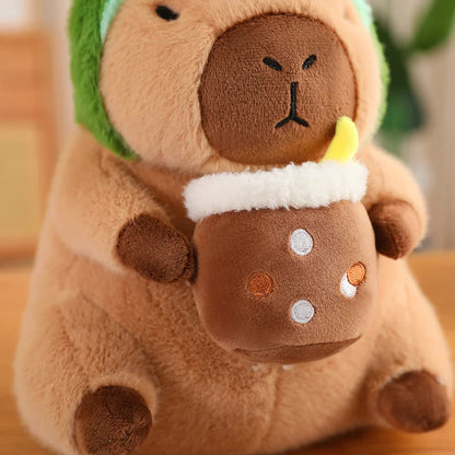 Cuteee Family Baby Kawaii Capybara Habillage Peluches | NOUVEAU 