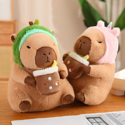 Cuteee Family Baby Kawaii Capybara Habillage Peluches | NOUVEAU 