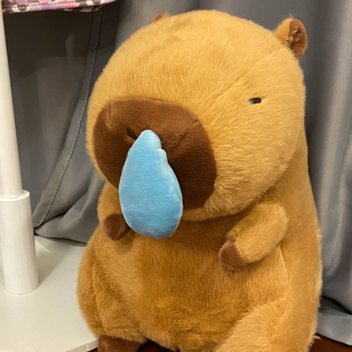 Cuteee Famille Amusant Capybara au nez morve en peluche Kawaii Peluches animales Squishy Oreiller Jouet Capybara Peluche