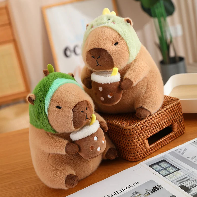 Cuteee Family Baby Kawaii Capybara Habillage Peluches | NOUVEAU 