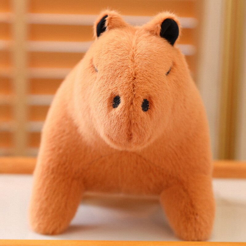 Fluffy Kawaii Capybara Plushie Animal en peluche Mignon Oreiller en peluche Squishy Toy | NOUVEAU