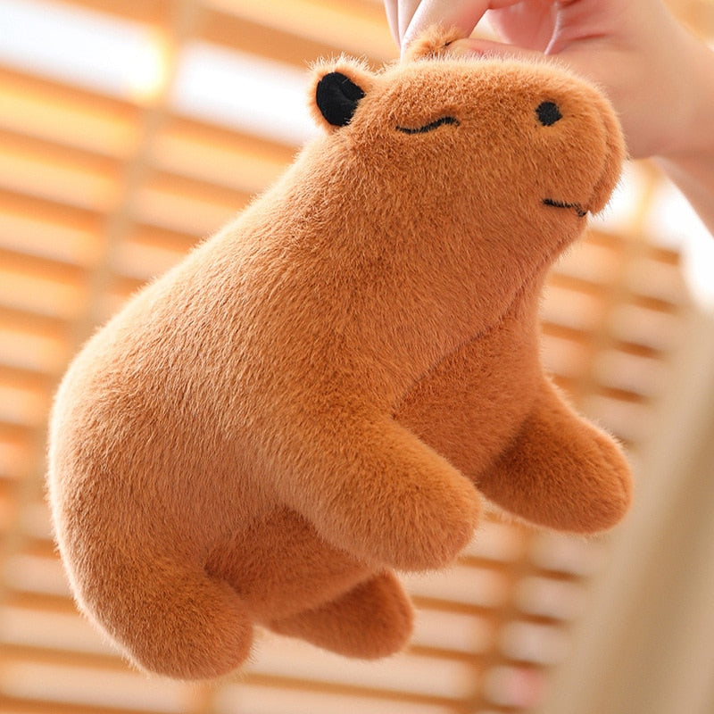 Fluffy Kawaii Capybara Plushie Animal en peluche Mignon Oreiller en peluche Squishy Toy | NOUVEAU