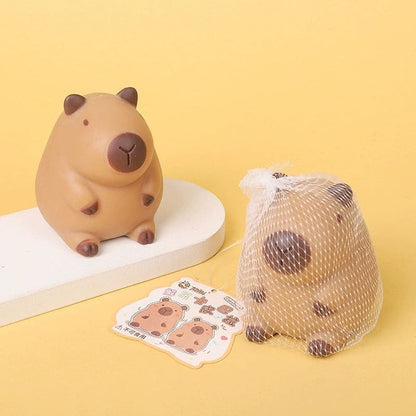 Poupée Capybara mignonne, jouet anti-Stress à rebond lent, jouet en plastique souple